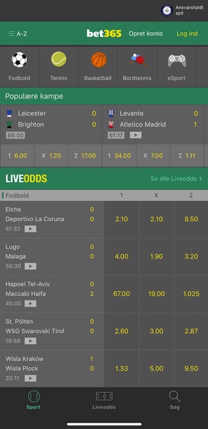 bet365 mobil betting app