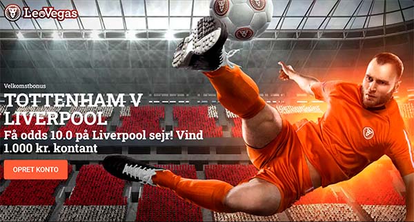 Tottenham - Liverpool odds LeoVegas odds boost Premier League odds