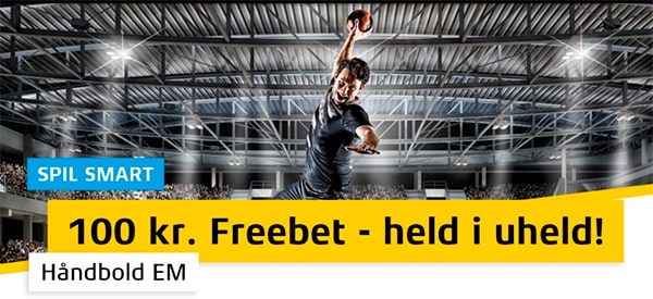 Cashpoint håndbold freebet håndbold EM 2022 odds