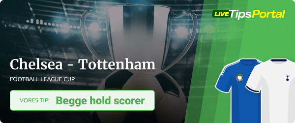 League Cup odds tip Chelsea versus Tottenham