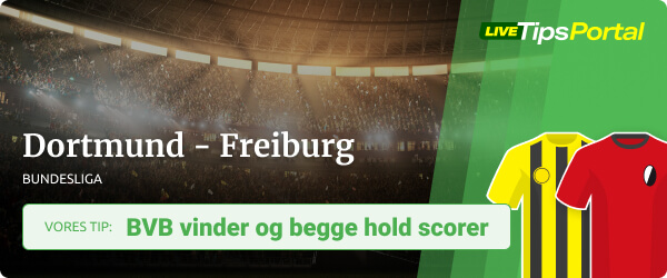 Dortmund versus Freiburg odds tip 2021/22