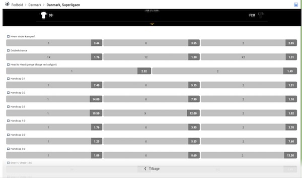 Cashpoint OB vs. Midtjylland odds