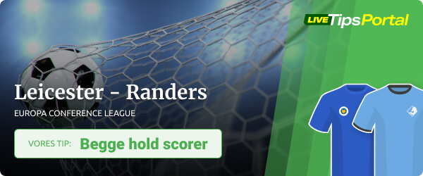 Leicester vs. Randers Europa Conference League odds tips