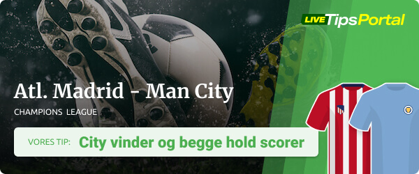 Atletico Madrid vs. Man City odds tip, 13.4.2022