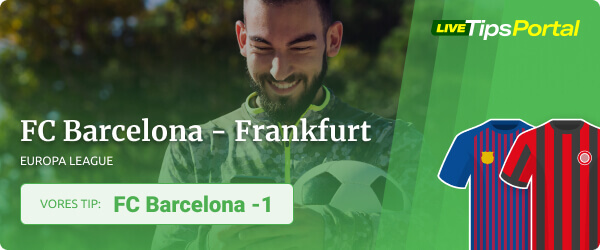 Barcelona - Frankfurt odds tip Europa League kvartfinalen