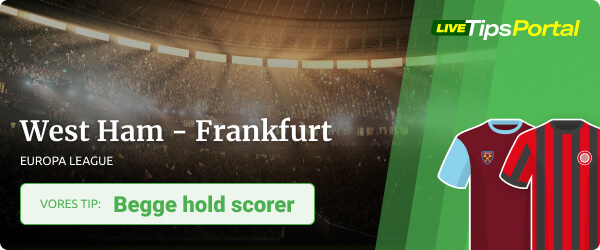 West Ham United vs Eintrach Frankfurt odds tips EL 2022