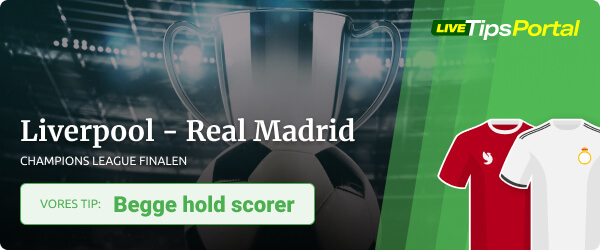 Liverpool vs Real Champions League finalen 2022 odds tip