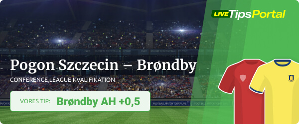 Pogon Szczecin vs. Brøndby odds tip