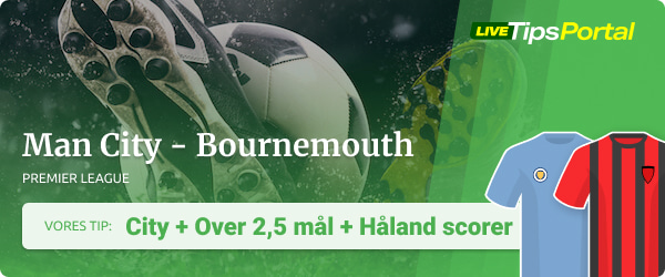 Manchester City vs. Bournemouth odds tip 2022/23