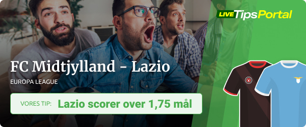 FC Midtjylland vs. Lazio odds tip