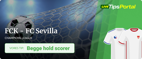 FCK vs. FC Sevilla CL odds tip
