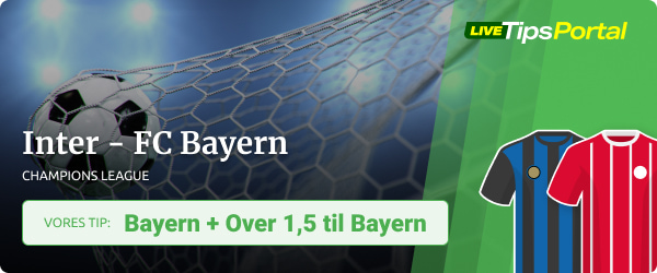 Inter vs FC Bayern odds tip UCL 22/23