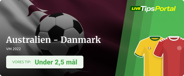 Australien vs. Danmark VM 2022 odds tip