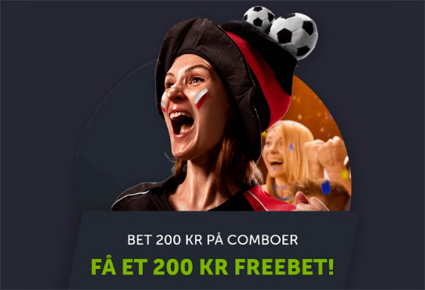 ComeOn 200 kr. VM bet & get freebet