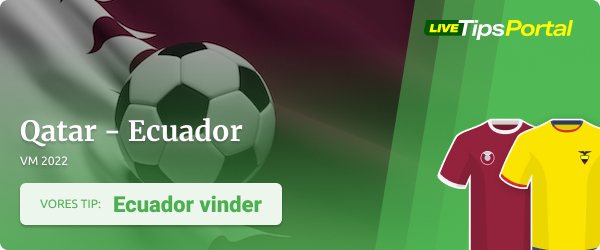 Qatar vs. Ecuador VM odds tip 2022