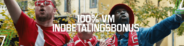 100% i VM-indbetalingsbonus hos Unibet