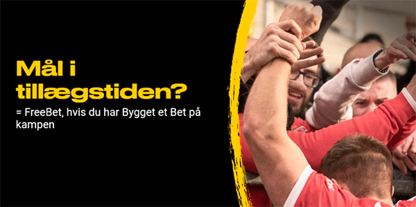 Scor et freebet på en scoring i tillægstiden