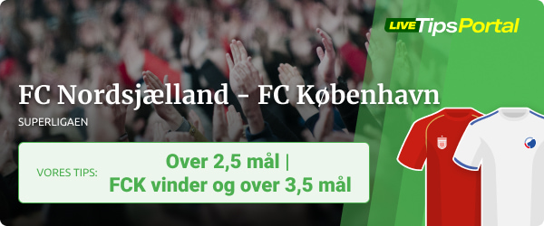 FC Nordsjaelland vs. FC Kobenhavn odds tips Superligaen mesterskabsspillet