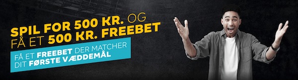 500 kr. Cashpoint freebet velkomstbonus