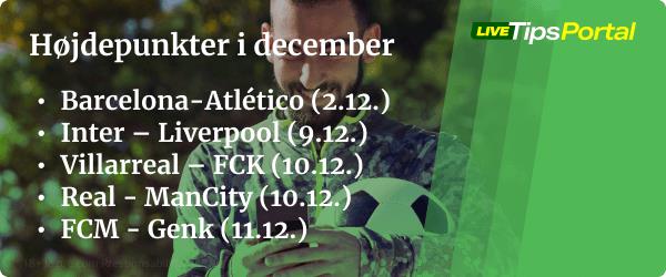 Højdepunkter i december