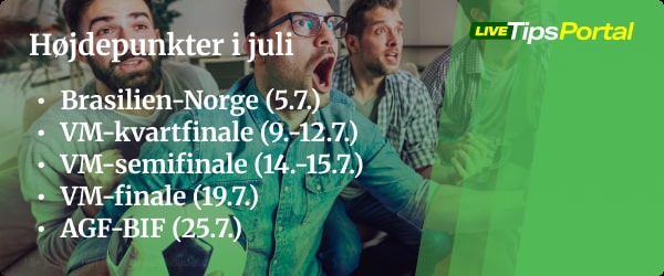 Højdepunkter i juli