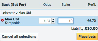 back bet at betfair