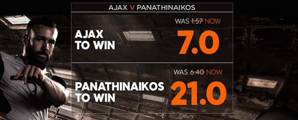 Gokken op Ajax Panathinaikos