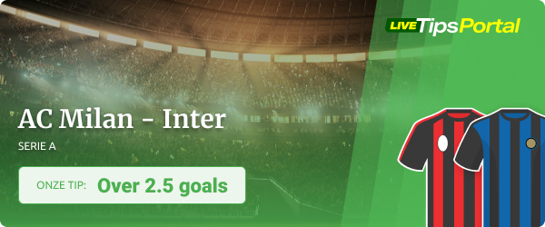 wed tip voor AC Milan tegen Inter