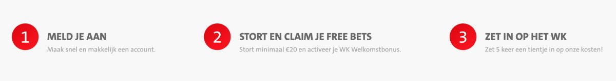 Zo claim je de Jack's WK bonus