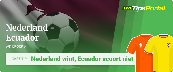 Nederland - Ecuador wed tip