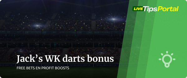 Jack’s darts bonussen voor het WK darts en WK darts wedtips