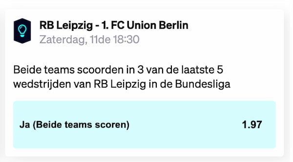 BetCity RB Leipzig - Union Berlin