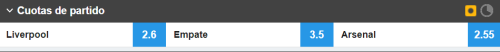 pronostico liverpool vs arsenal mejores apuestas
