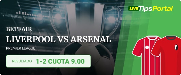 resultado exacto liverpool vs arsenal
