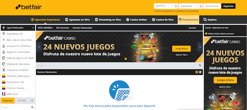 mercados de apuestas de betfair