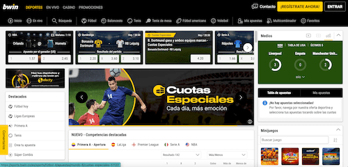 apostar en bwin