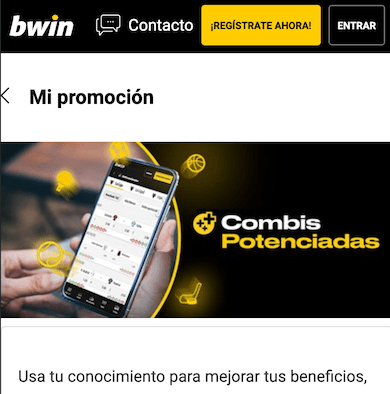 combis potenciadas en bwin app