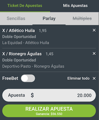 como hacer apuestas de doble oportunidad