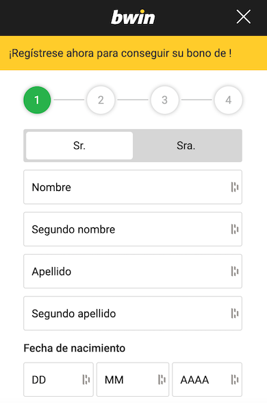 como registrase en la app de bwin