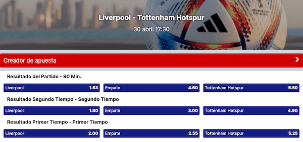 pronostico liverpool vs tottenham