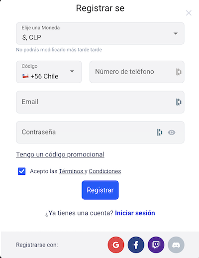 como registrarse en cyberbet