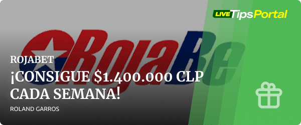 Gana 1.400.000 CLP y Free Spins semanales con Rojabet para Roland Garros