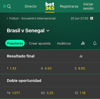 brasil vs senegal pronostico
