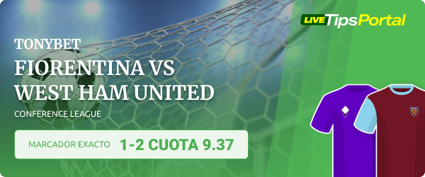 fiorentina vs west ham united marcador exacto