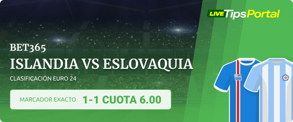 islandia vs eslovaquia marcador exacto