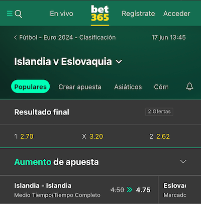 islandia vs eslovaquia pronostico
