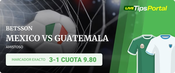 marcador exacto mexico vs guatemala