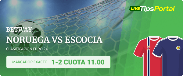 noruega vs escocia marcador exacto