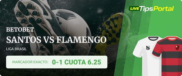 santos vs flamengo pronostico del marcador exacto