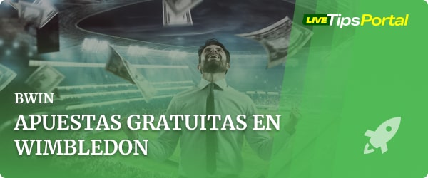 Apuestas gratuitas para Wimbledon con Bwin